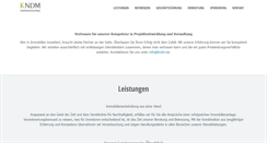 Desktop Screenshot of kndm.de